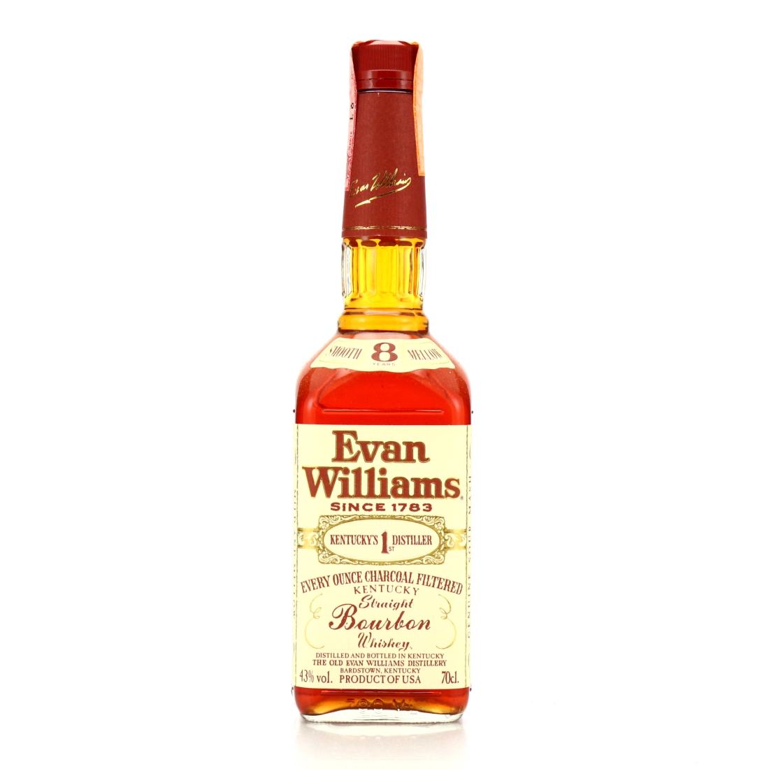 Evan Williams 8 Year Old Kentucky Straight Bourbon 1993 70cl