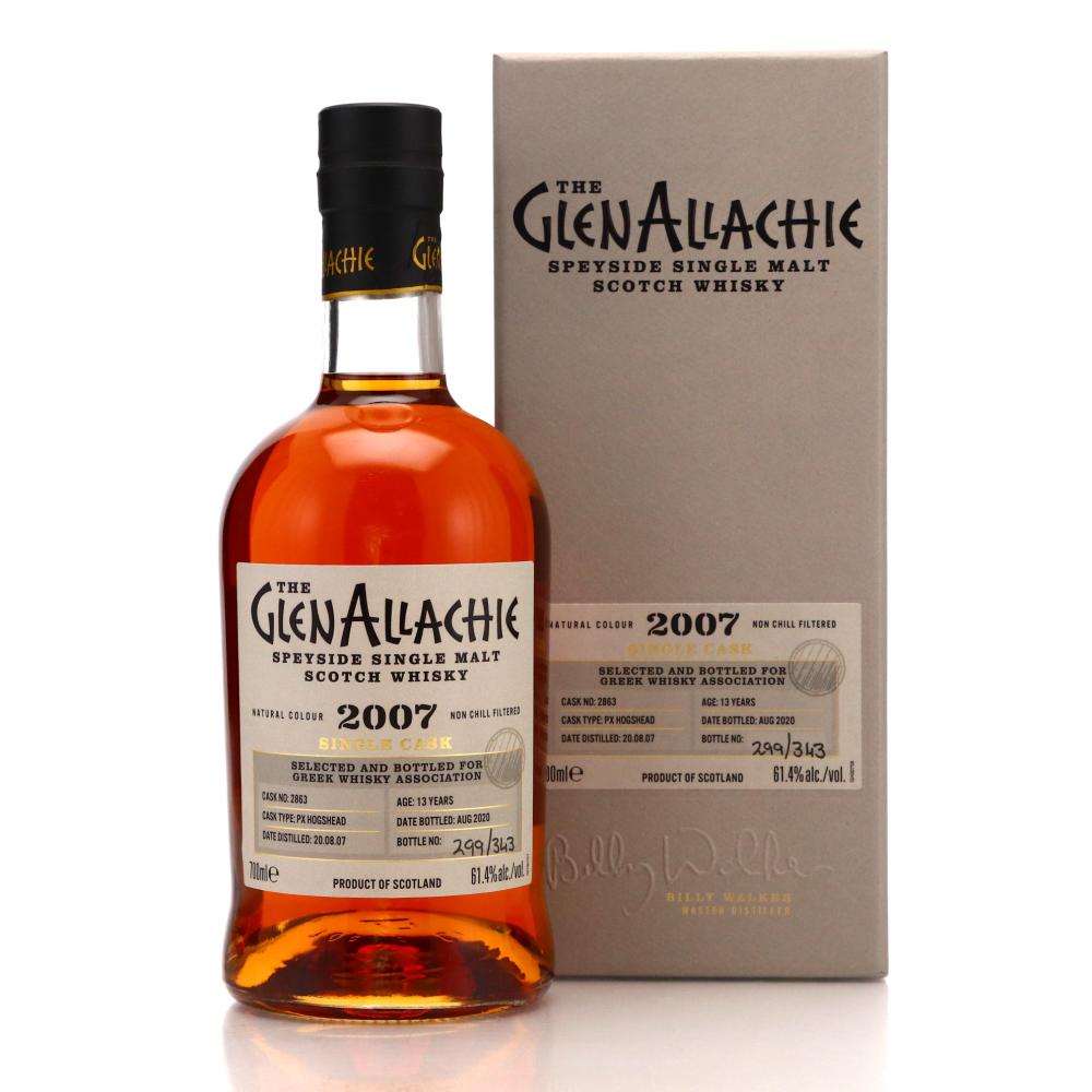 Glenallachie 2007 Single Cask 13 Year Old #2863 / PX Hogshead