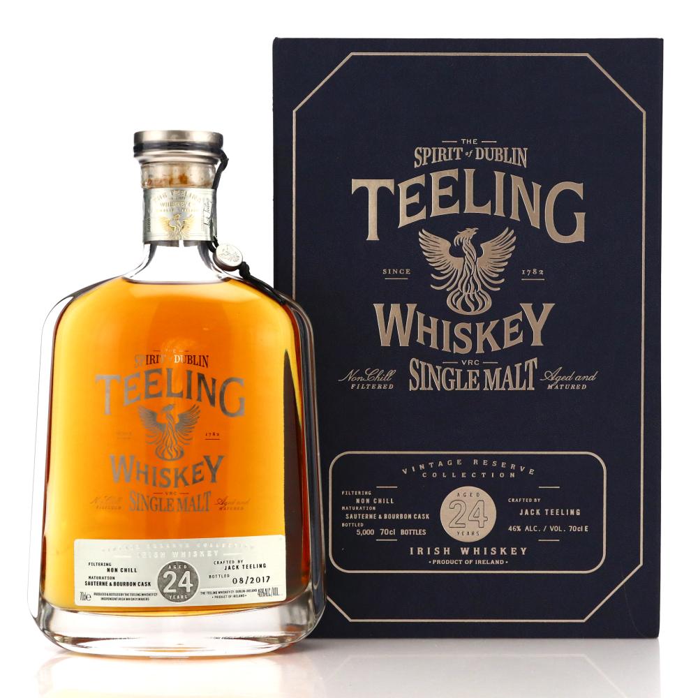 Teeling 24 Year Old Vintage Reserve Single Malt Batch #2 / Bourbon & Sauternes