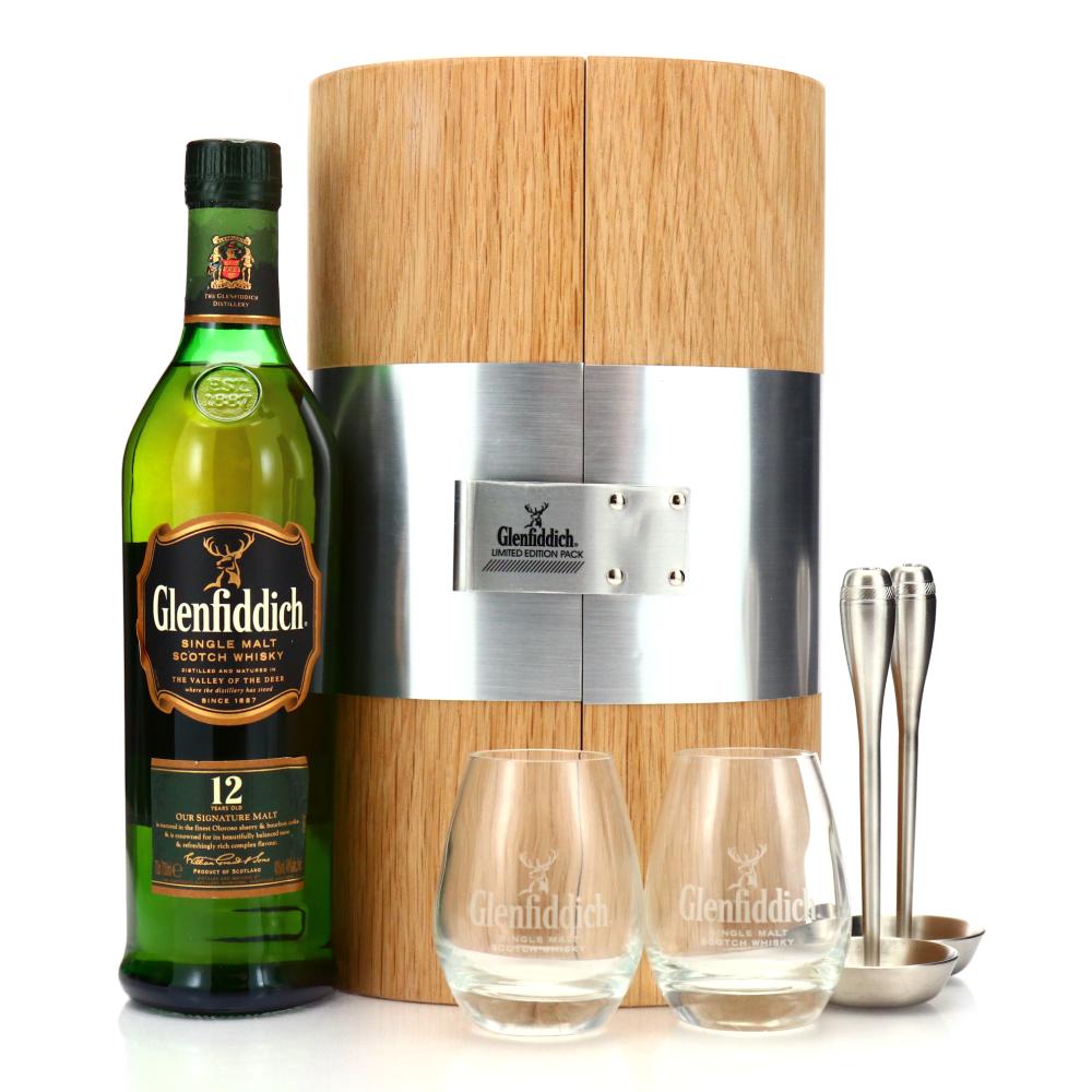 Glenfiddich 12 Year Old Signature Malt pre-2014 Steeler Set