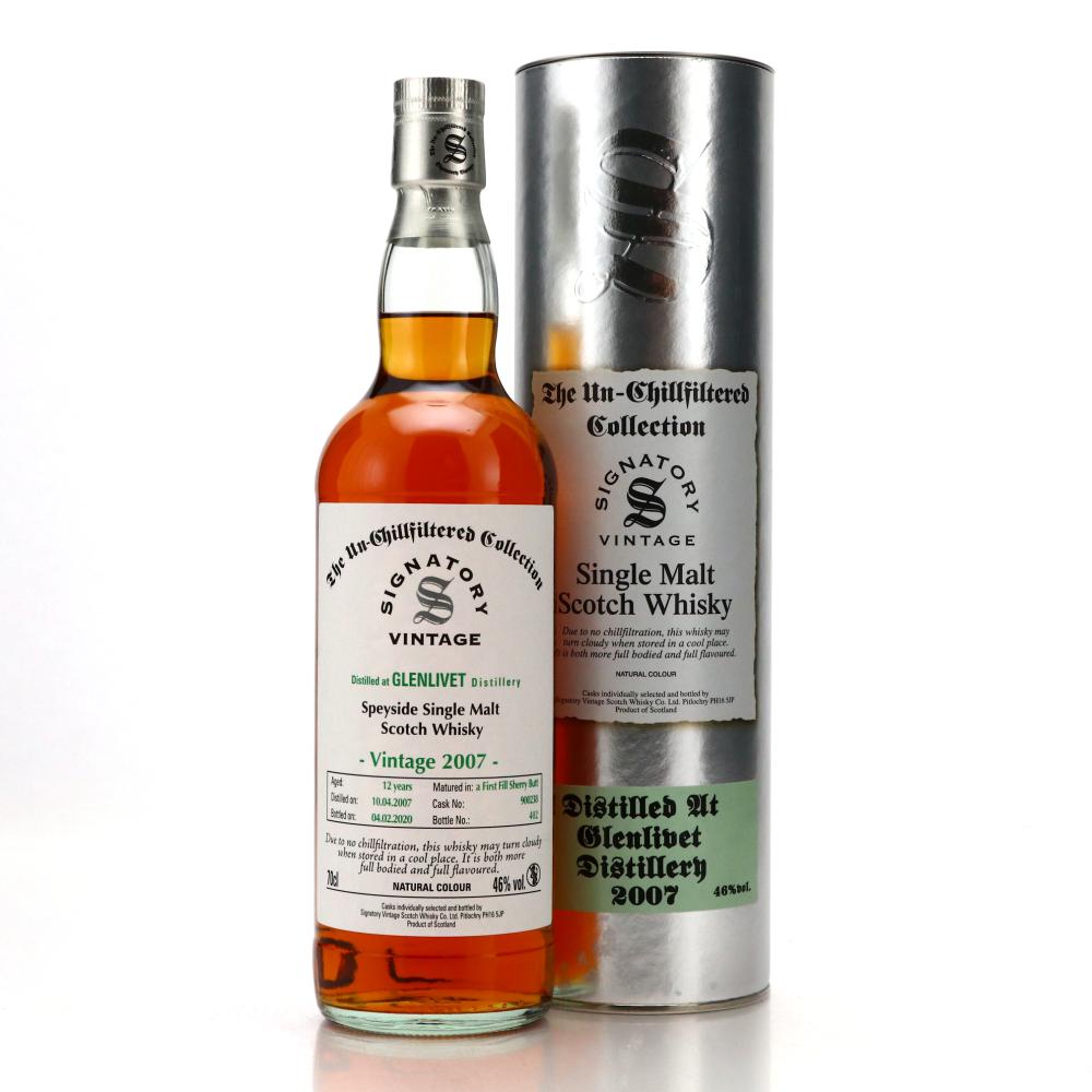 Glenlivet 2007 Signatory Vintage 12 Year Old