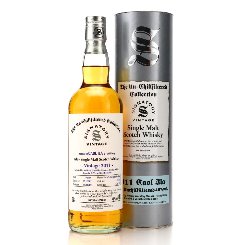 Caol Ila 2011 Signatory Vintage 9 Year Old / Whisky World by Massen, etc