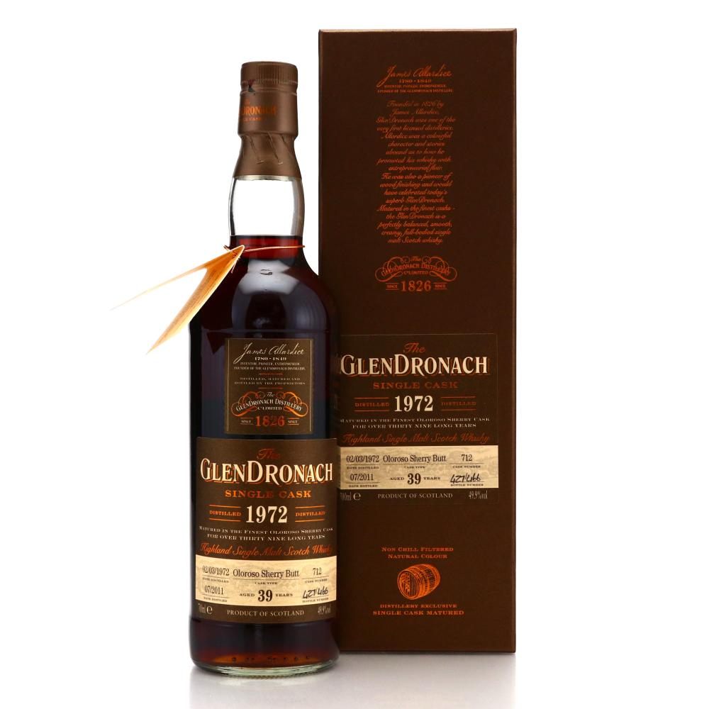 Glendronach 1972 Single Oloroso Cask 39 Year Old #712 / Batch 4