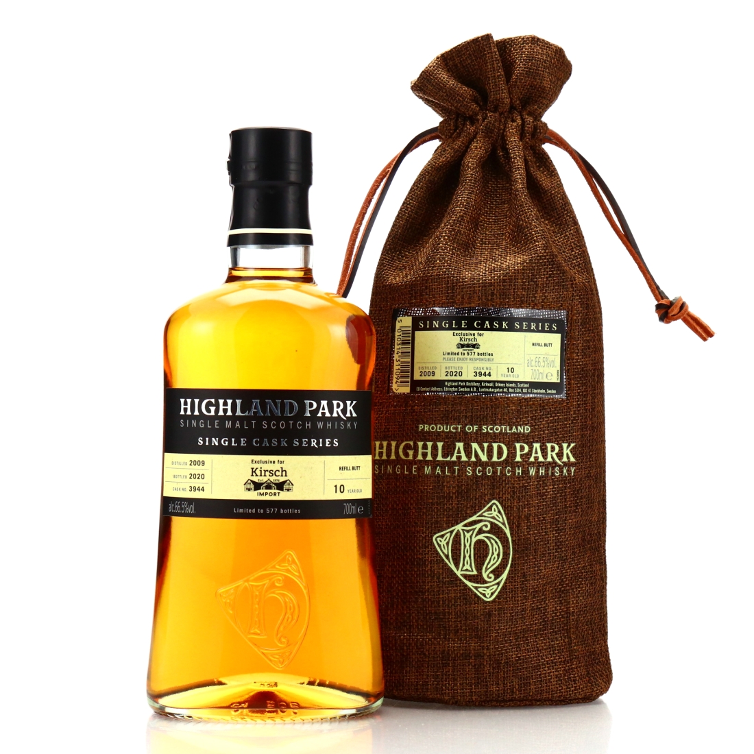 Highland Park 2009 Single Cask 10 Year Old #3944 / Kirsch Import