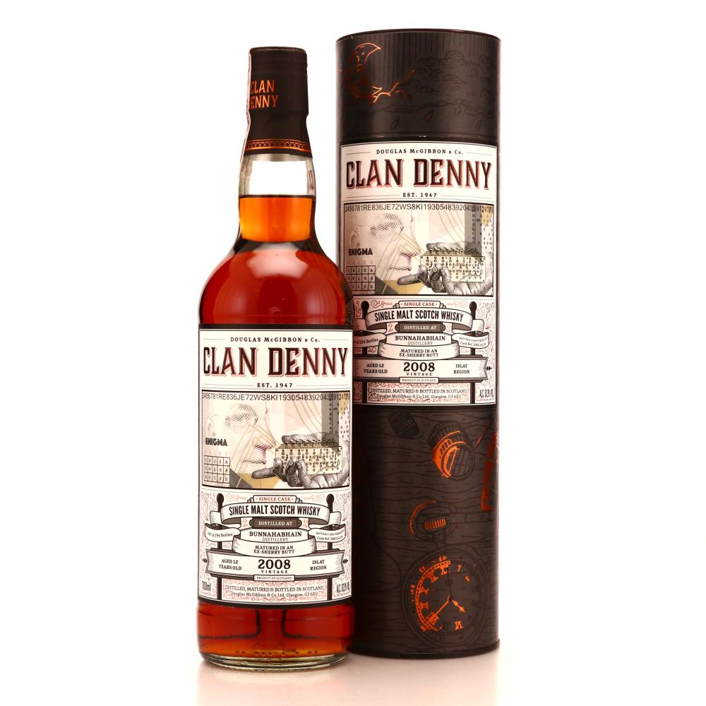Bunnahabhain 2008 Clan Denny 12 Year Old / Tudor House Enigma 1