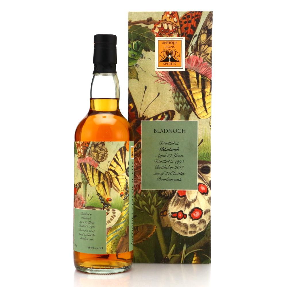 Bladnoch 1990 Antique Lions 27 Year Old / The Butterflies