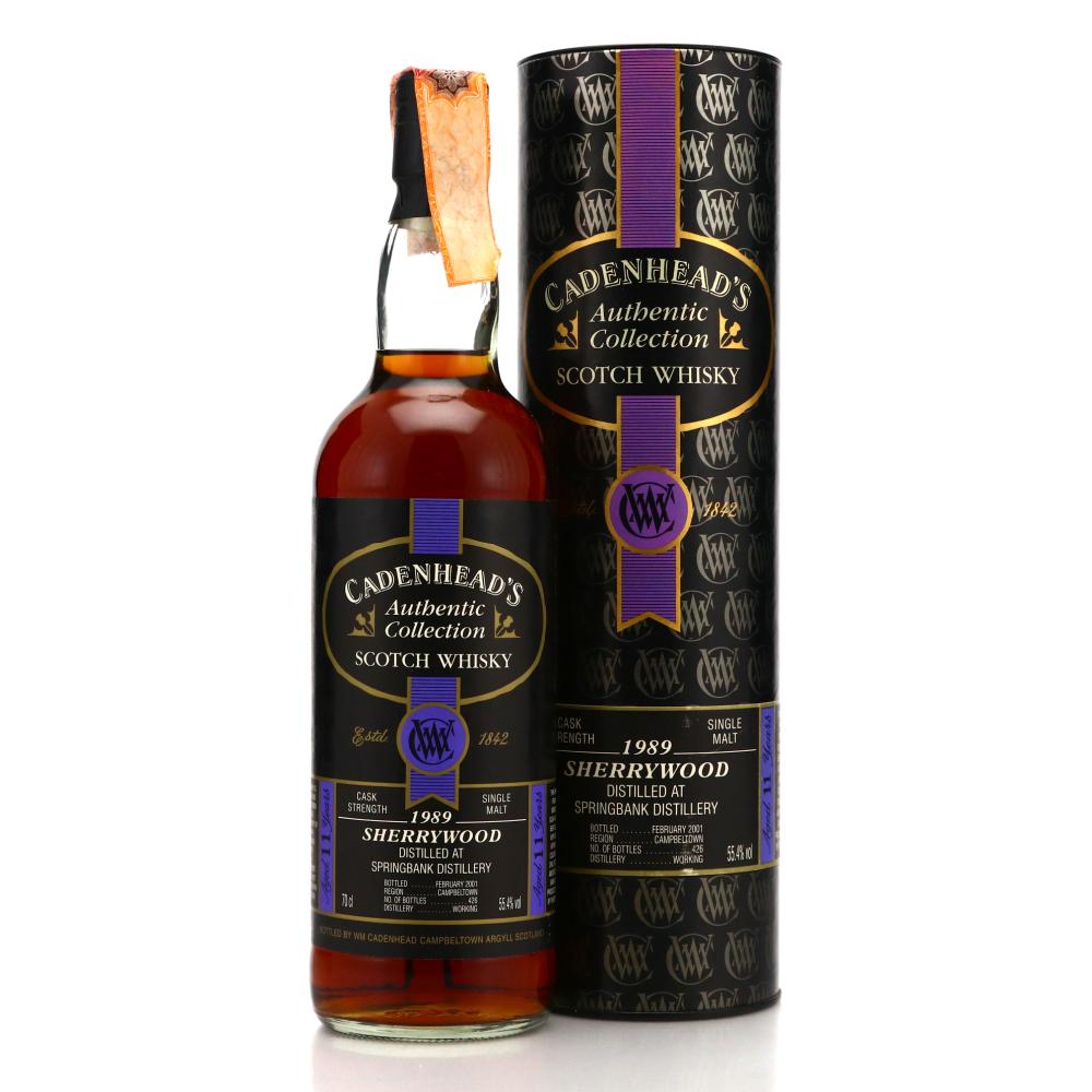 Springbank 1989 Cadenhead's 11 Year Old Sherry Wood