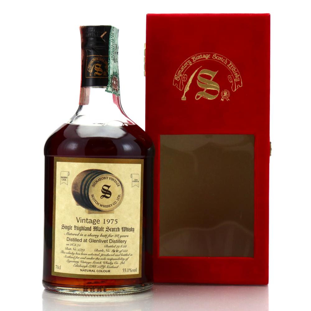 Glenlivet 1975 Signatory Vintage 28 Year Old