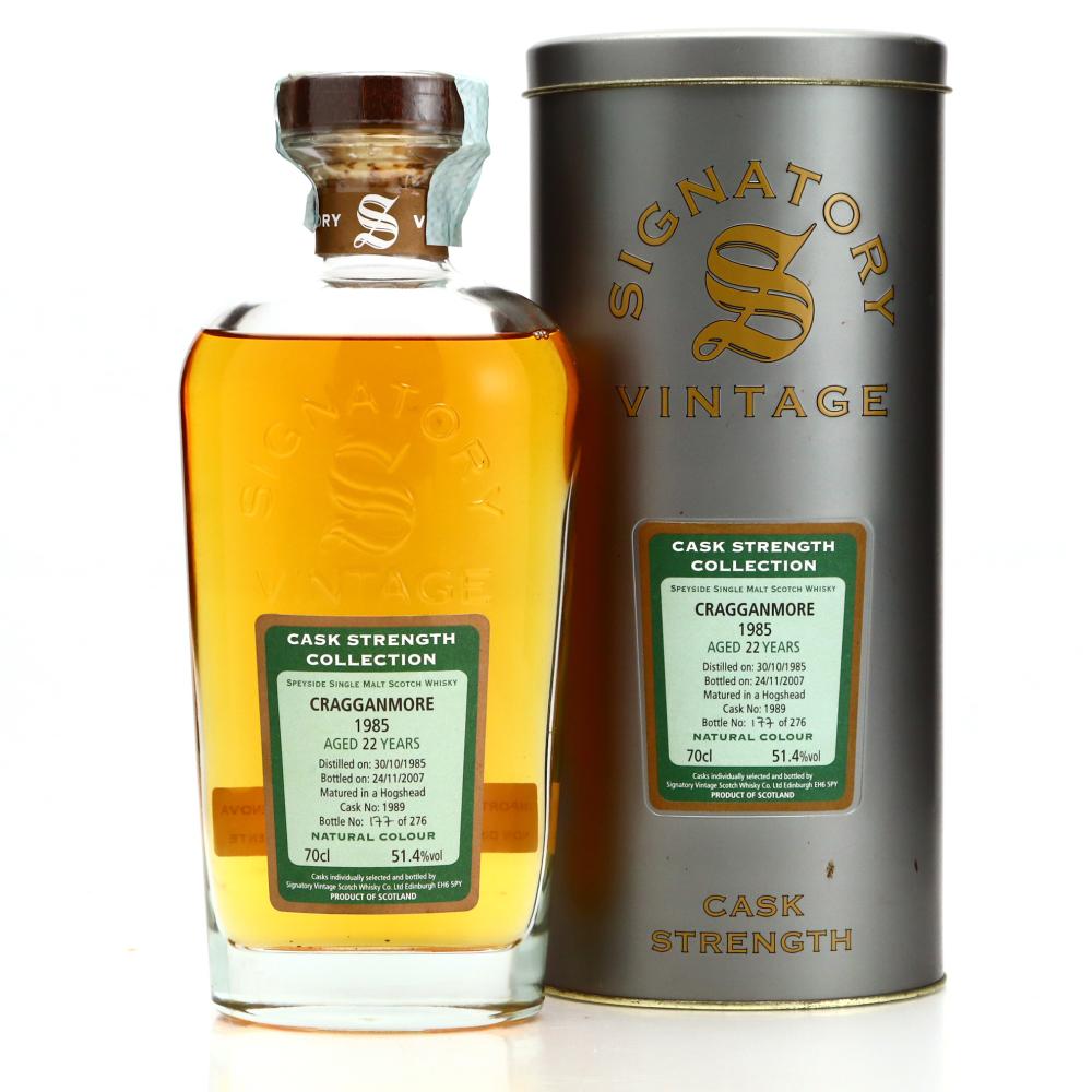 Cragganmore 1985 Signatory Vintage 22 Year Old Cask Strength