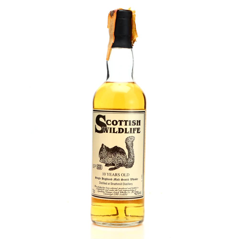 Strathmill 10 Year Old Signatory Vintage Scottish Wildlife