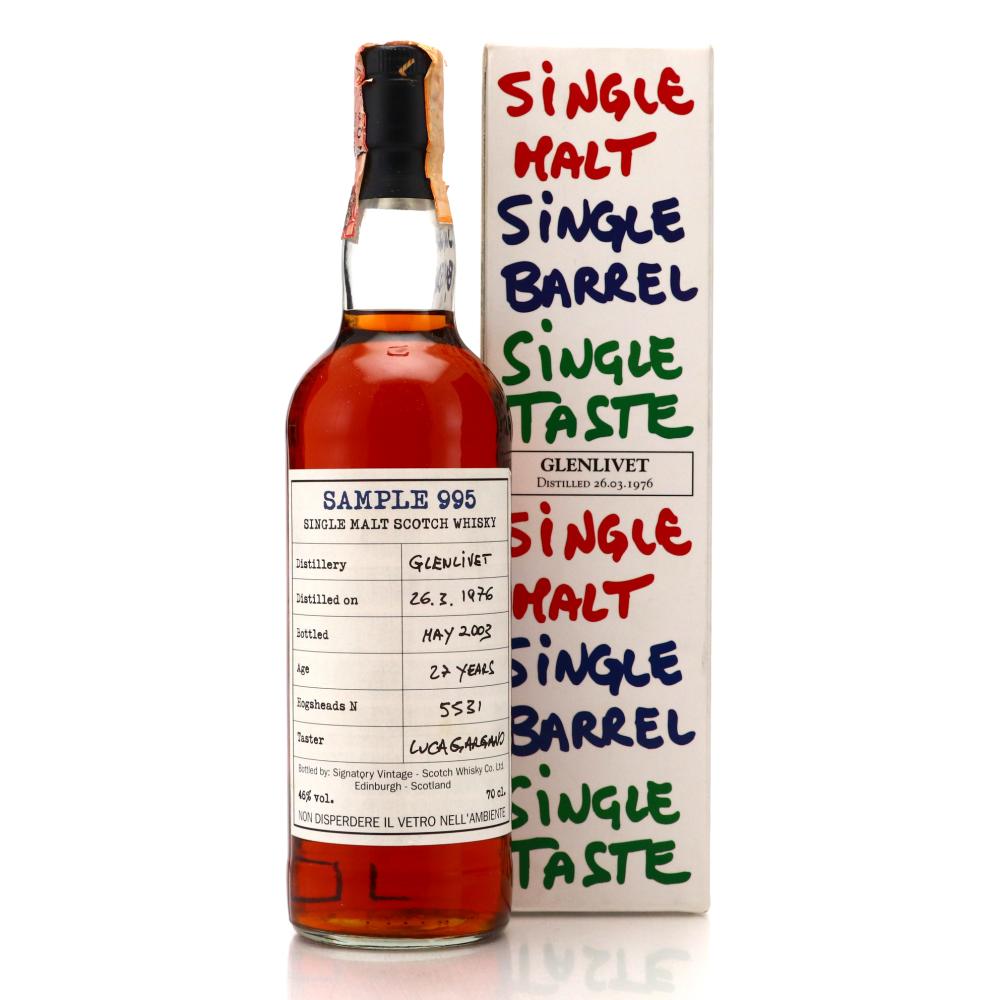 Glenlivet 1976 Velier 27 Year Old / Sample 995