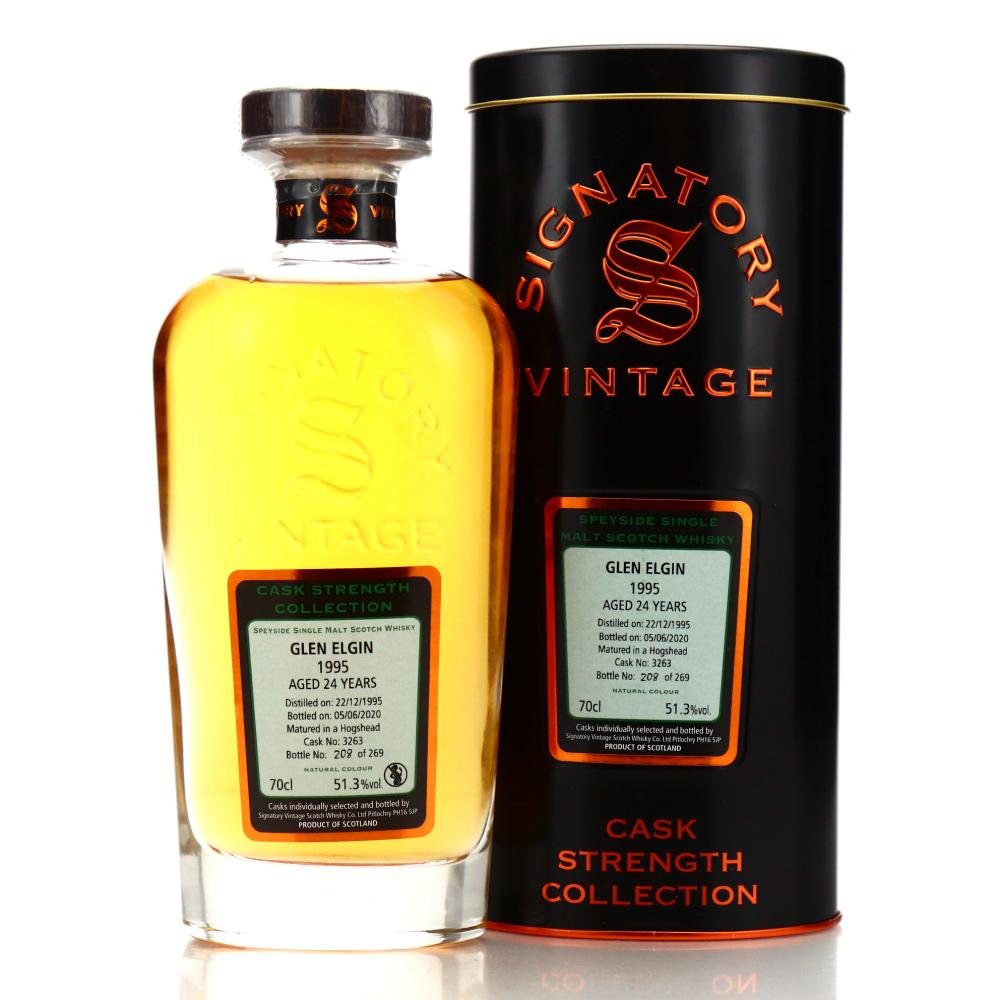 Glen Elgin 1995 Signatory Vintage 24 Year Old Cask Strength