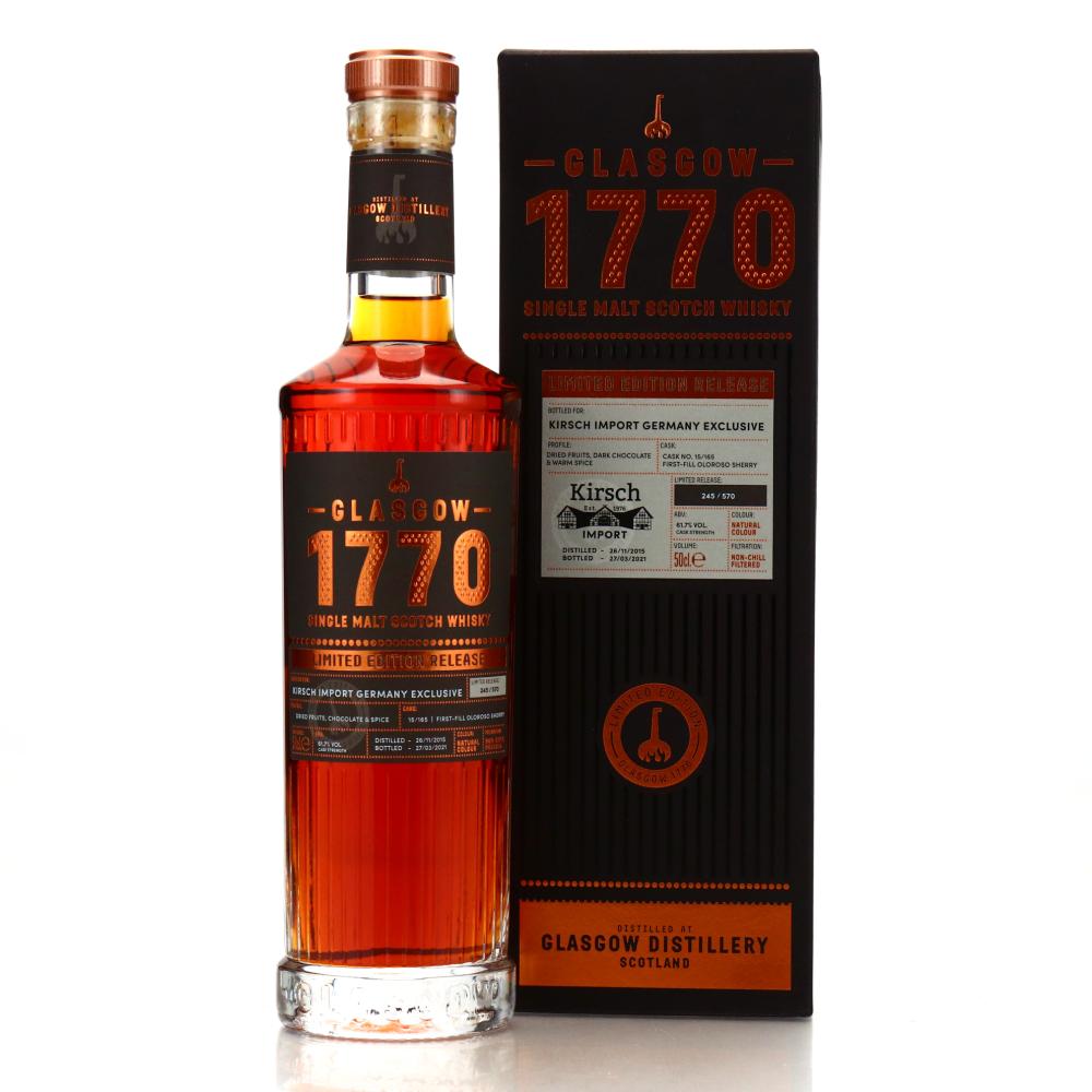Glasgow '1770' 2015 Single Oloroso Cask #165 50cl / Kirsch