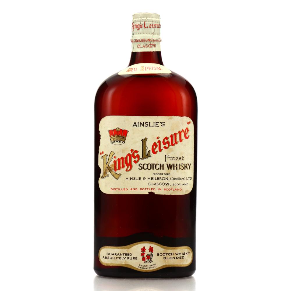 Ainslie's King's Leisure Finest Scotch Whisky circa 1950s-60s