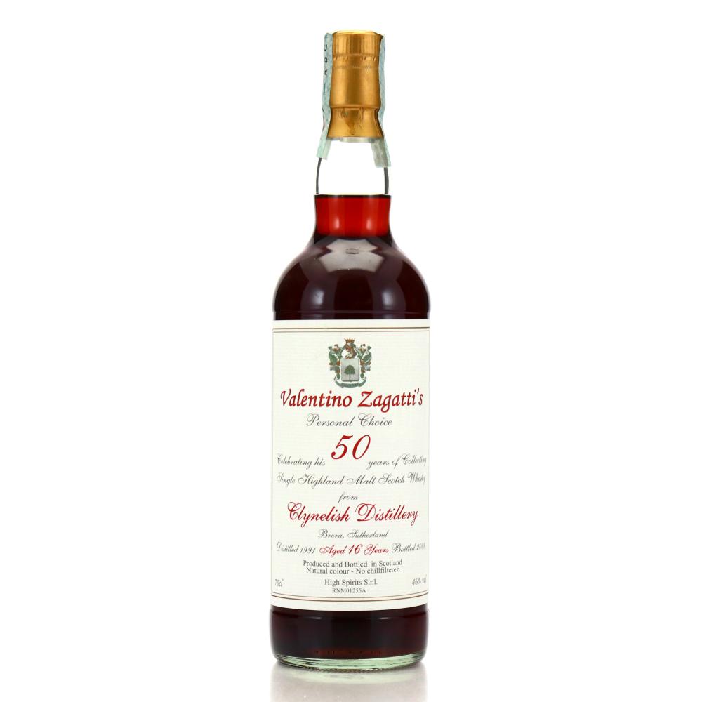 Clynelish 1991 Valentino Zagatti's Personal Choice 16 Year Old