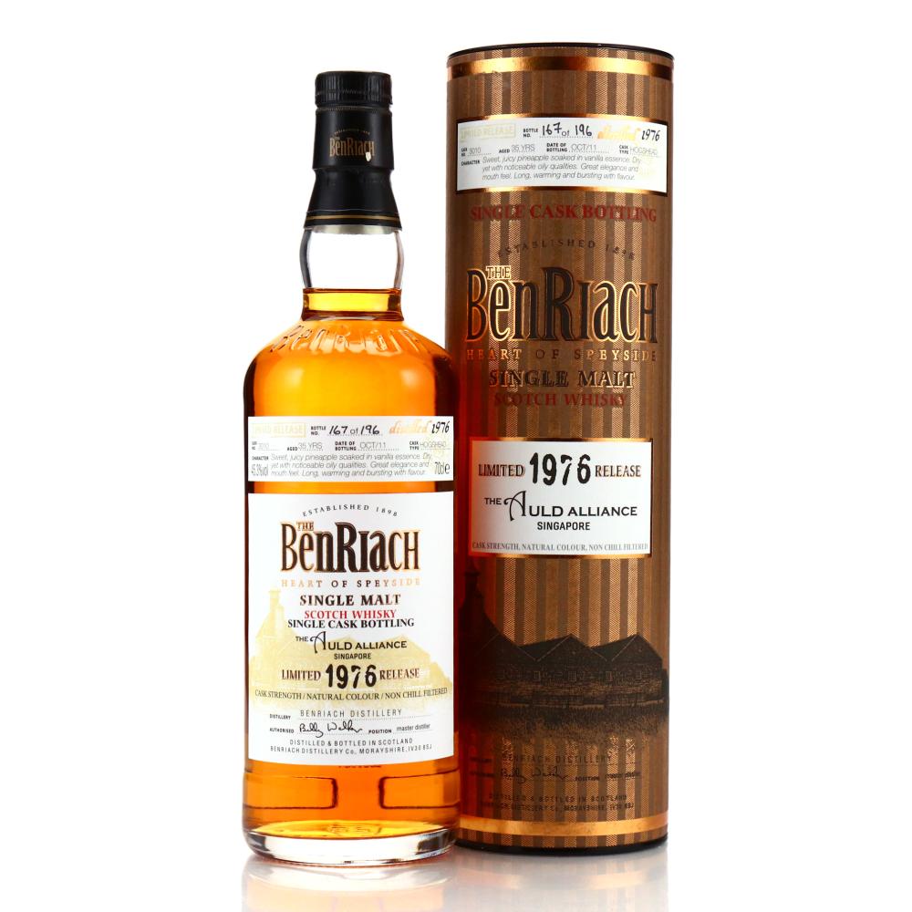 Benriach 1976 Single Cask 35 Year Old #3010 / The Auld Alliance