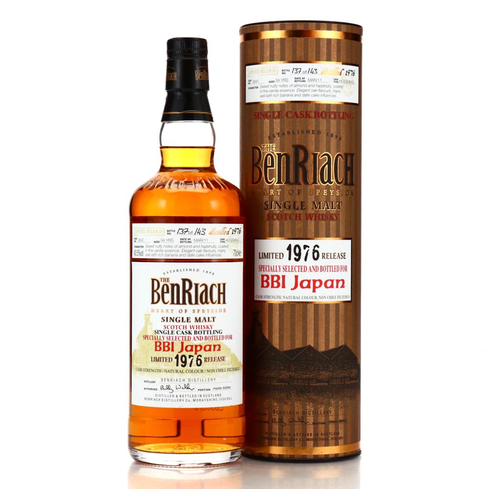 Benriach 1976 Single Cask 34 Year Old #3041 / BBI Japan