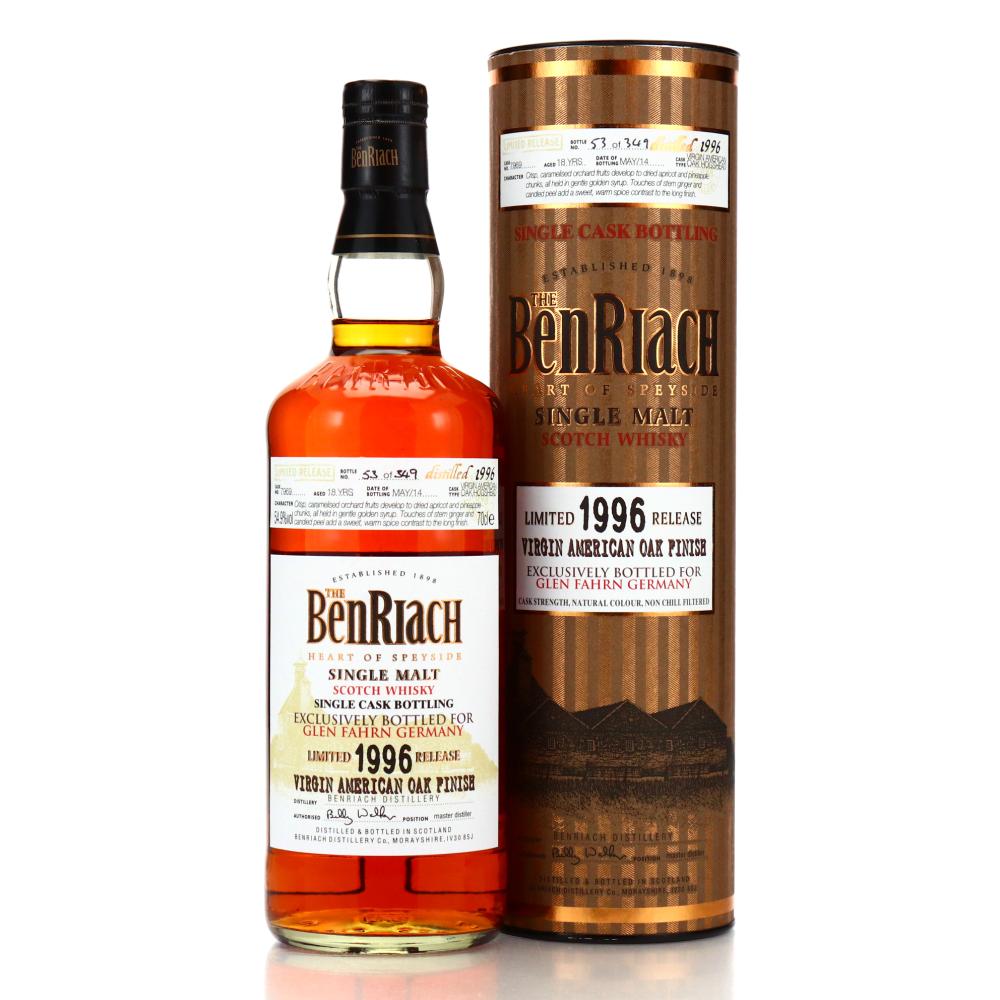 Benriach 1996 Single Cask 18 Year Old #7969 / Glen Fahrn