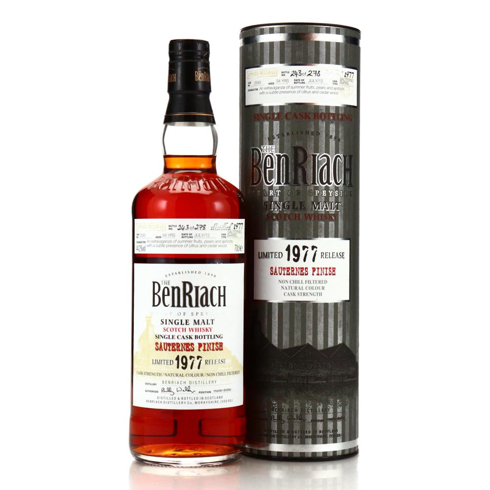 Benriach 1977 Single Sauternes Cask Finish 34 Year Old #2593