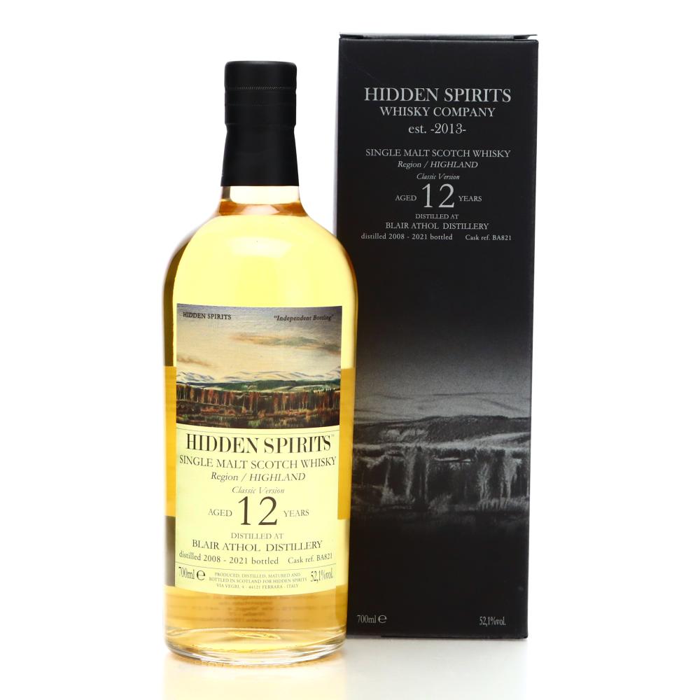 Blair Athol 2008 Hidden Spirits 12 Year Old