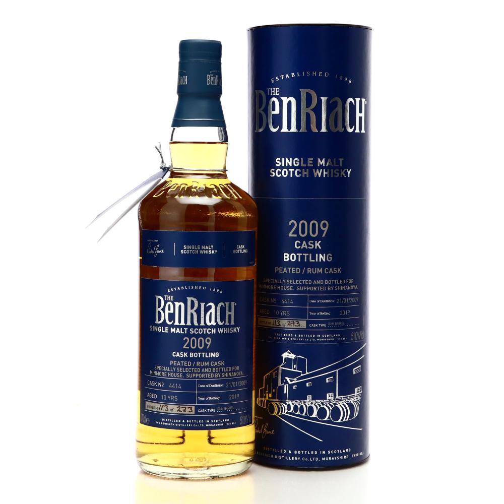 Benriach 2009 Peated Single Rum Barrel 10 Year Old #4414