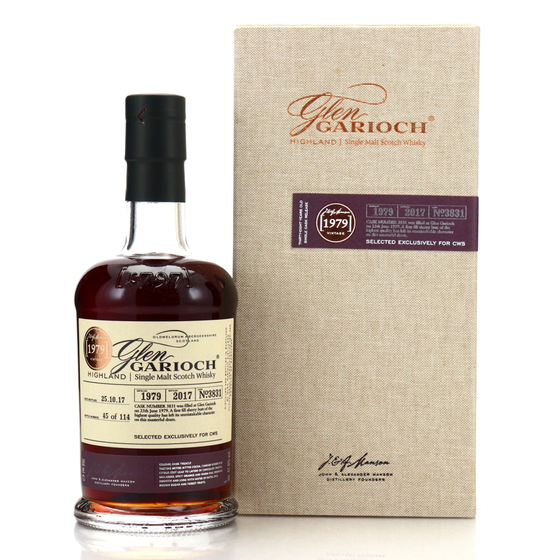 Glen Garioch 1979 Single Sherry Cask #3831/ CWS