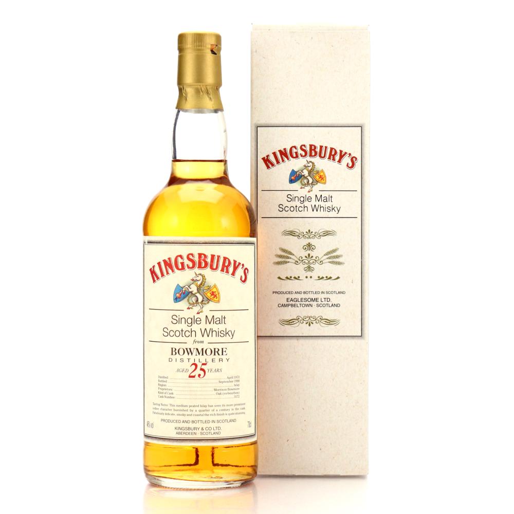 Bowmore 1973 Kingsbury 25 Year Old