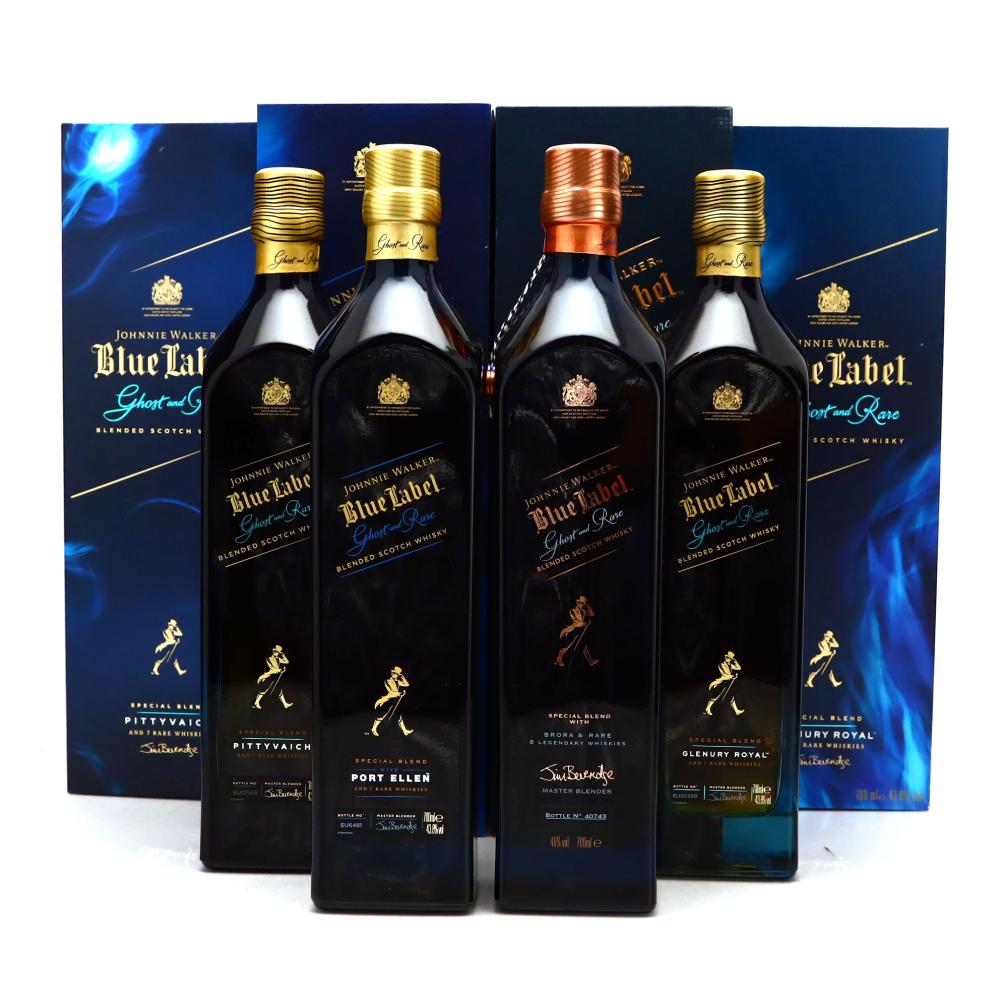 Johnnie Walker Blue Label Ghost and Rare Edition​s 4 x 70cl