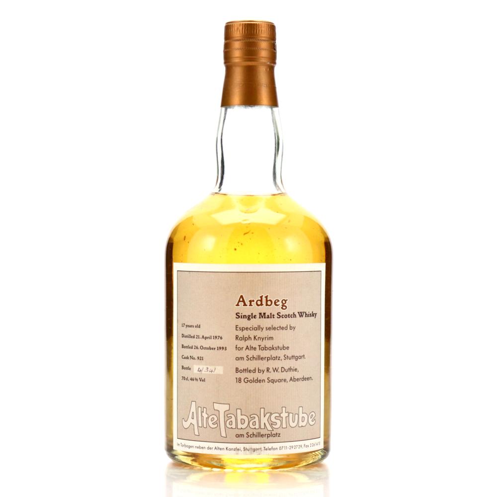 Ardbeg 1976 Alte Tabakstube 17 Year Old