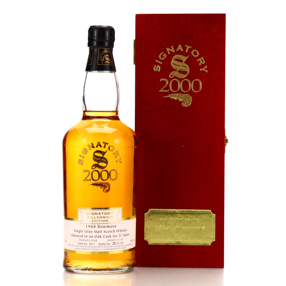 Image for Bowmore 1968 Signatory Vintage 31 Year Old Millennium Edition
