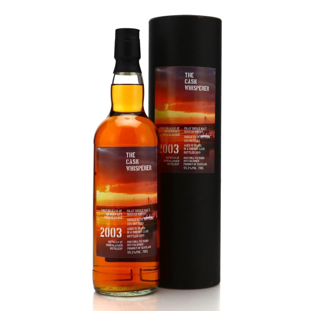 Bruichladdich 2003 Cask Whisperer 15 Year Old First Release / Signed