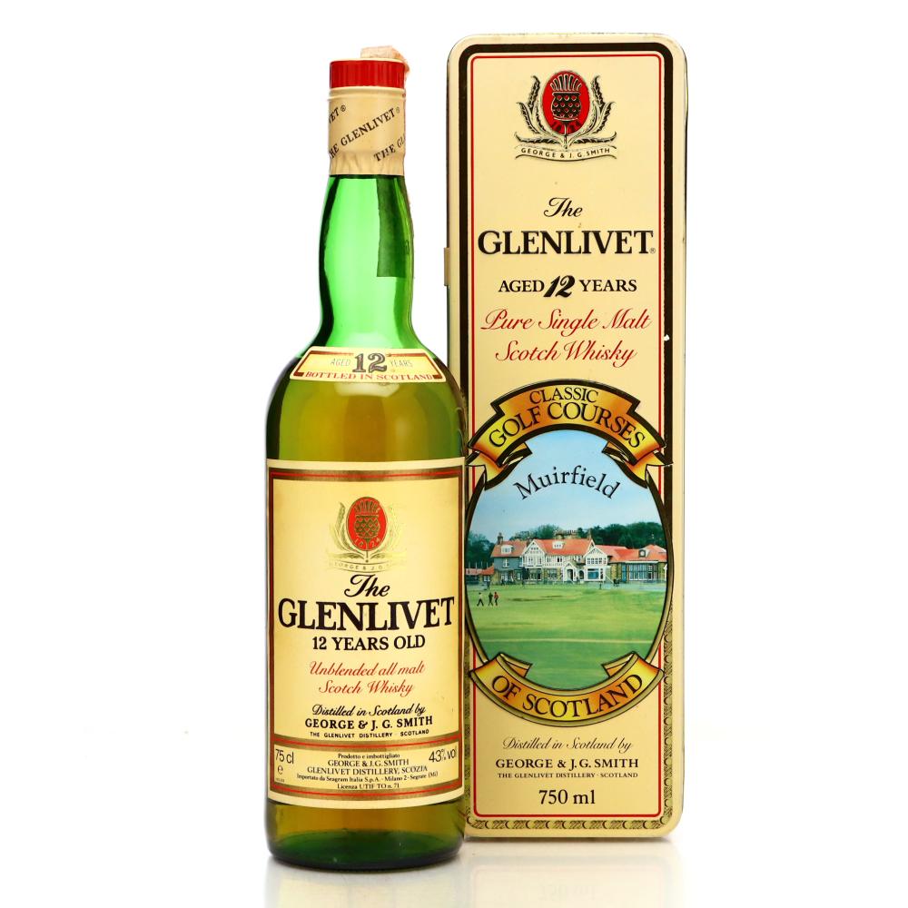 Glenlivet 12 Year Old Classic Golf Courses 1980s / Muirfield