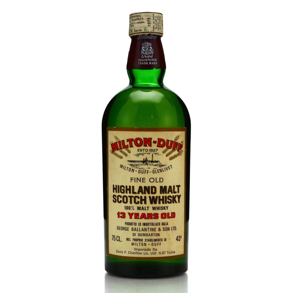 Miltonduff 13 Year Old 1970s / Savio Import