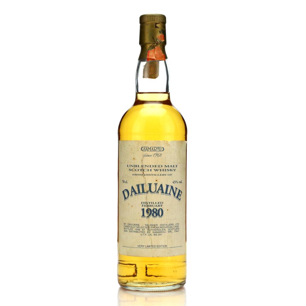 Dailuaine 1980 Samaroli Very Limited Edition / Curved Distillery Label