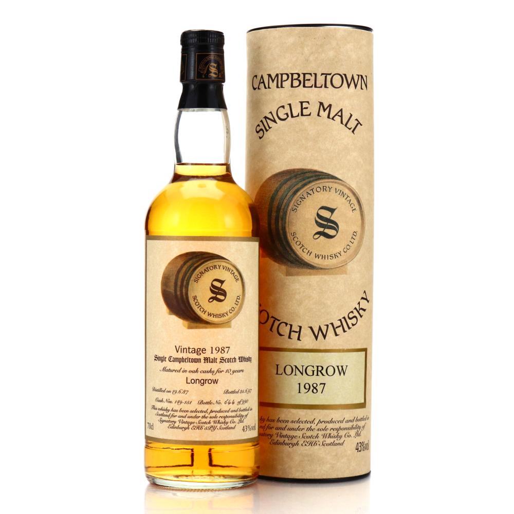 Longrow 1987 Signatory Vintage 10 Year Old