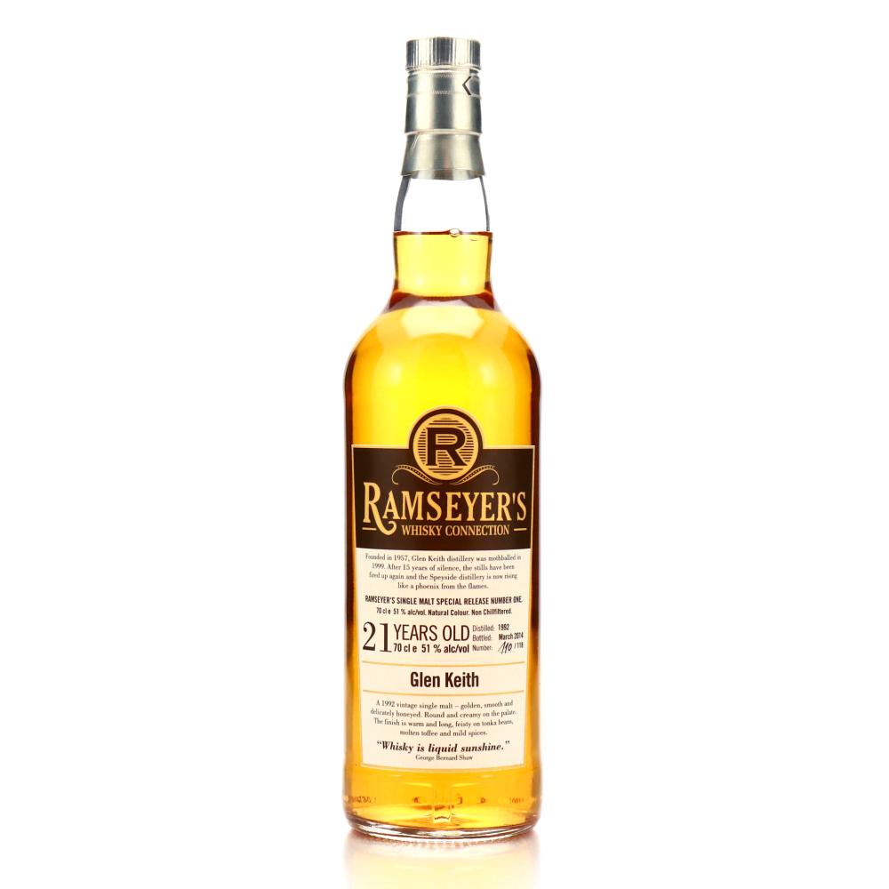 Glen Keith 1992 Ramseyer's Whisky Connection 21 Year Old