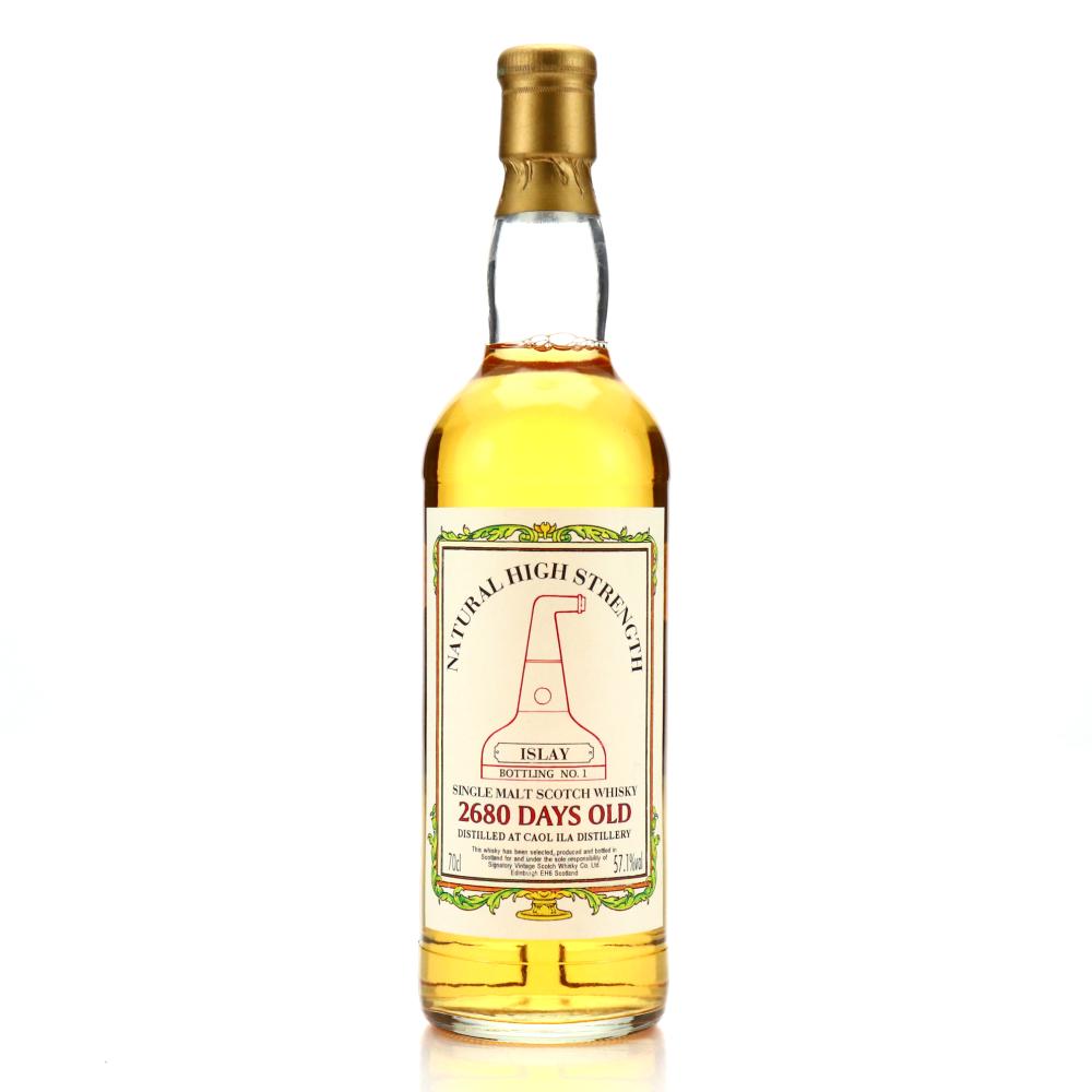 Caol Ila 2680 Days Old Signatory Vintage Natural High Strength / Islay Bottling No.1