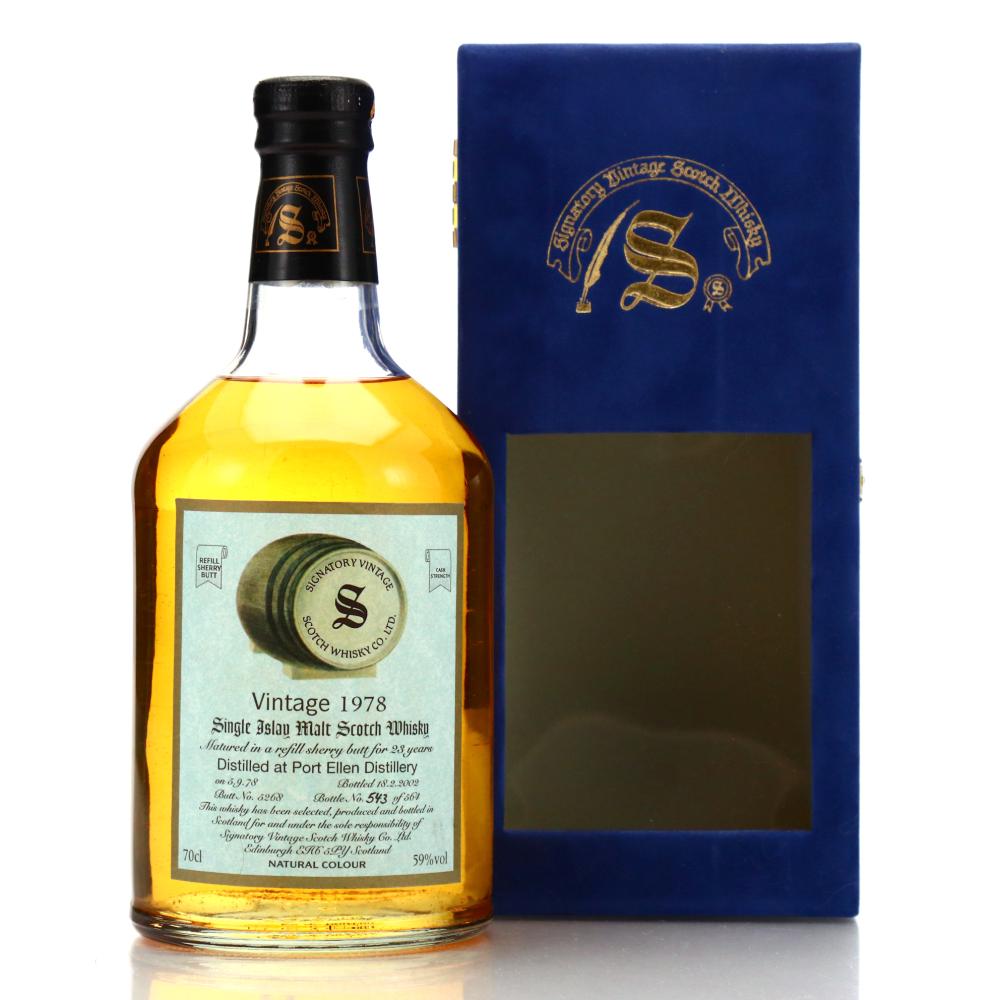 Port Ellen 1978 Signatory Vintage 23 Year Old / Cask #5268