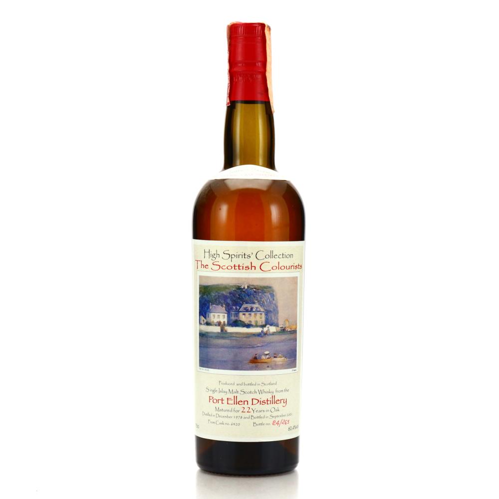 Port Ellen 1978 High Spirits 22 Year Old 75cl / The Scottish Colourists