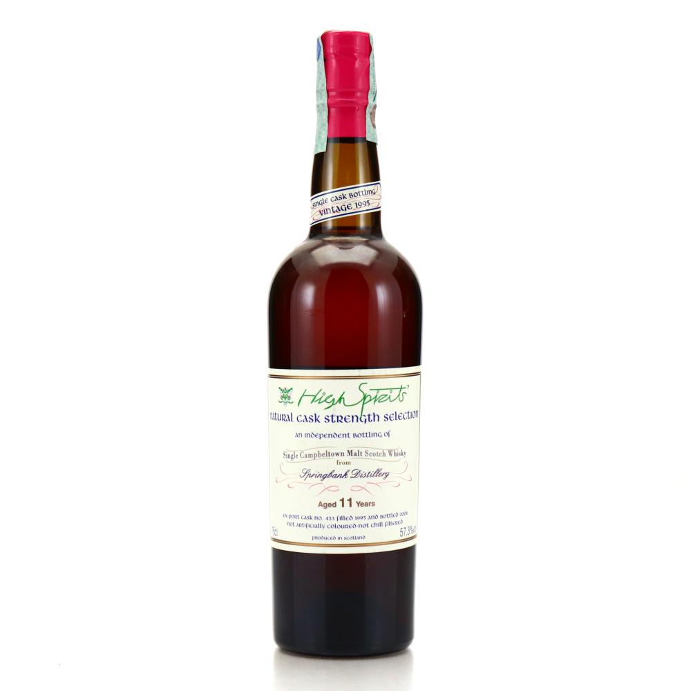 Springbank 1995 High Spirits 11 Year Old Natural Cask Strength Selection 75cl