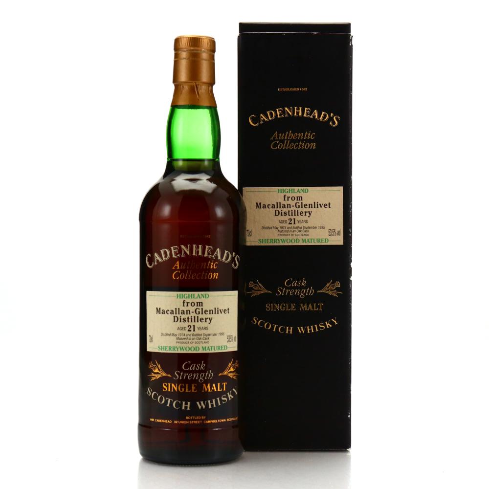 Macallan 1974 Cadenhead's 21 Year Old Sherry Wood