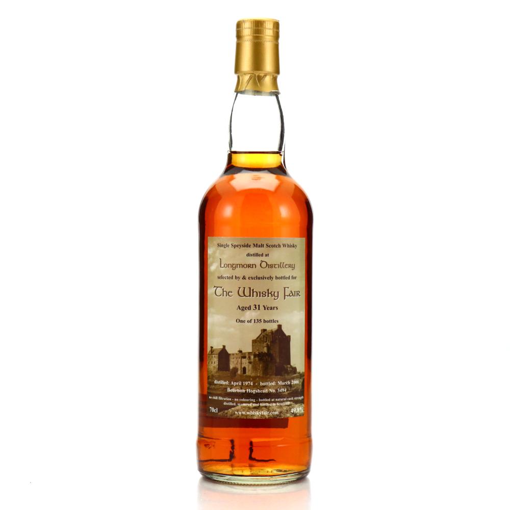 Longmorn 1974 The Whisky Fair 31 Year Old
