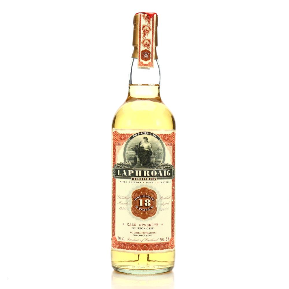Laphroaig 1990 Jack Wiebers 18 Year Old / Old Train Line