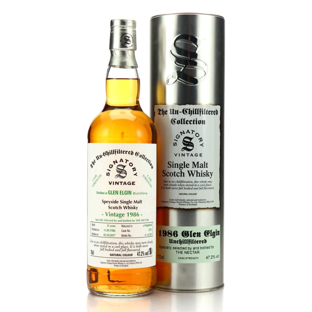Glen Elgin 1986 Signatory Vintage 31 Year Old / The Nectar