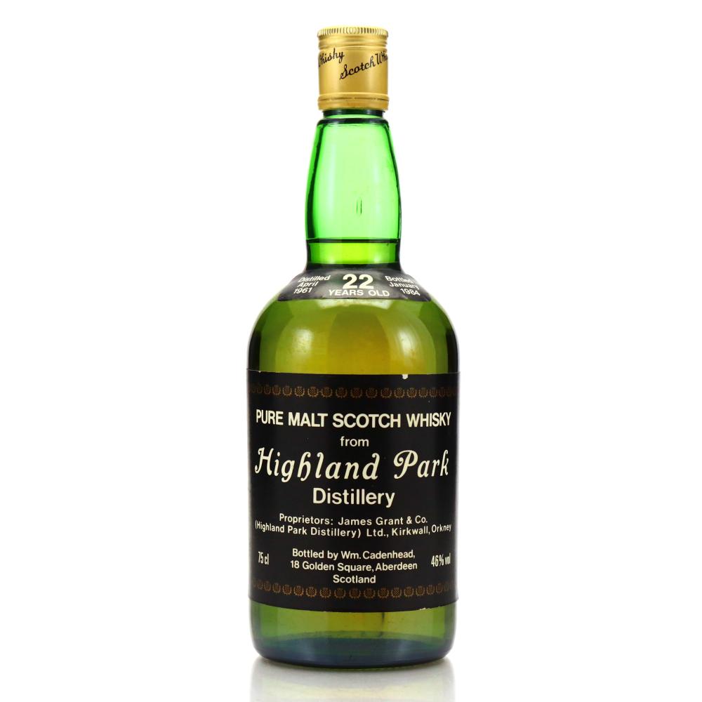 Highland Park 1961 Cadenhead's 22 Year Old