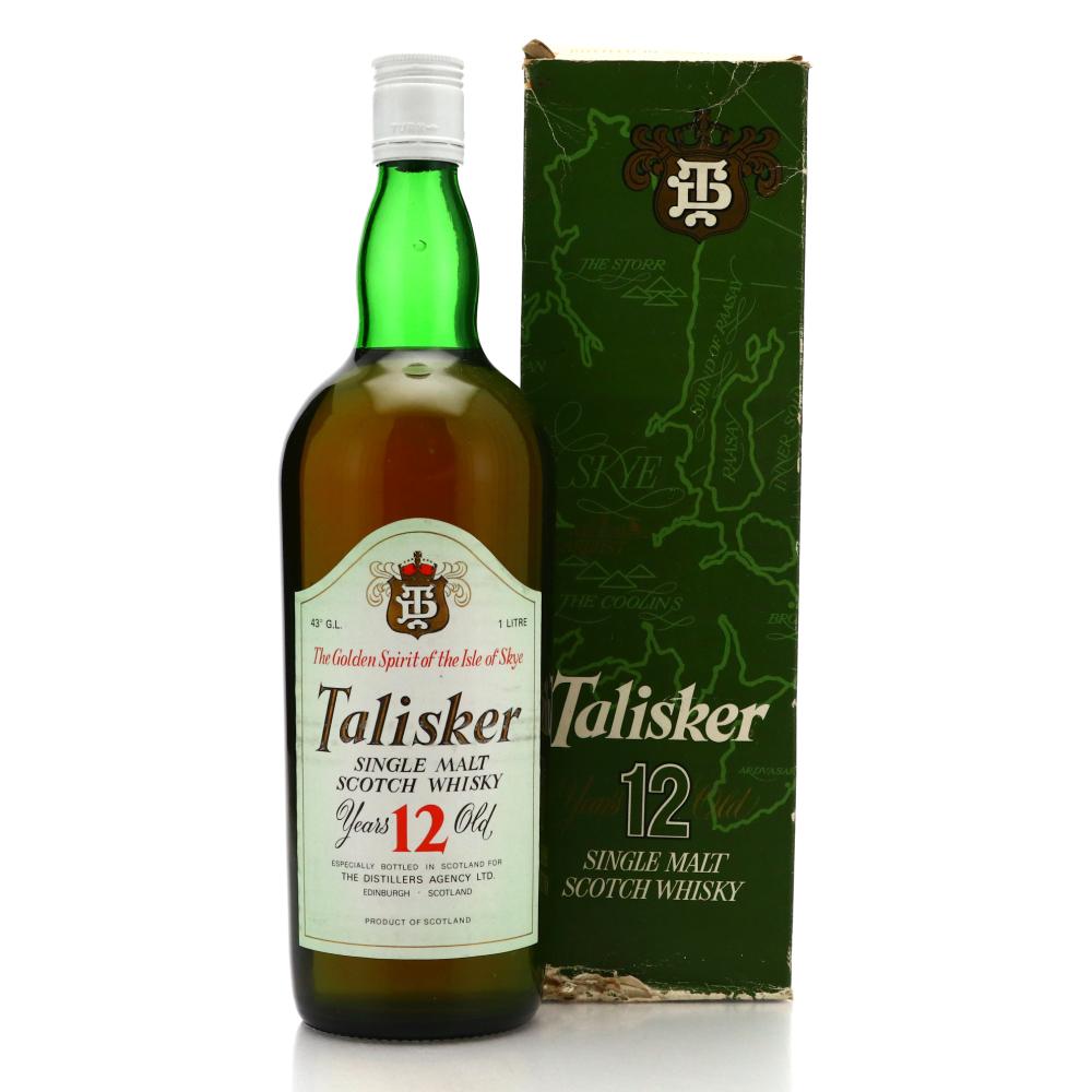 Talisker 12 Year Old Distillers Agency 1 Litre 1970s 