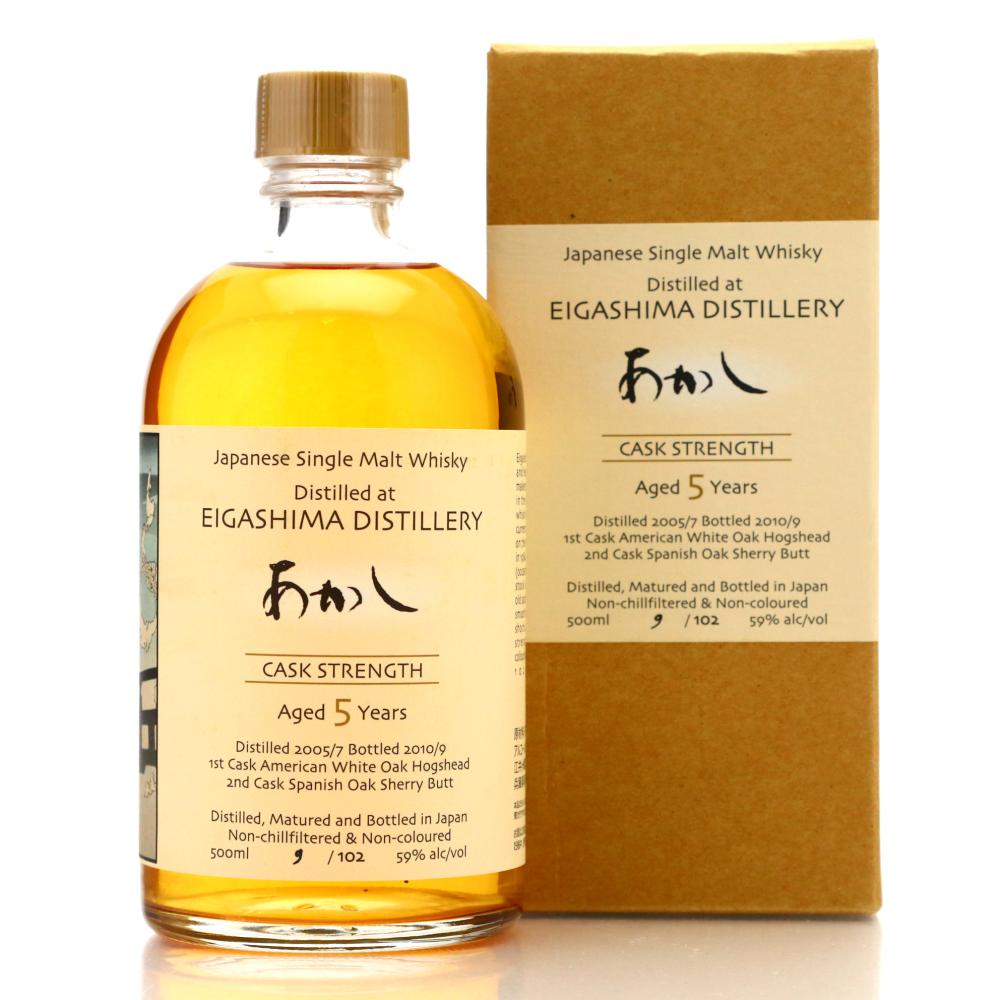 Eigashima Akashi Cask Strength 5 Year Old 50cl