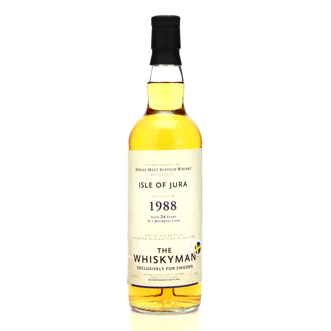 Jura 1988 Whiskyman 24 Year Old / Sweden