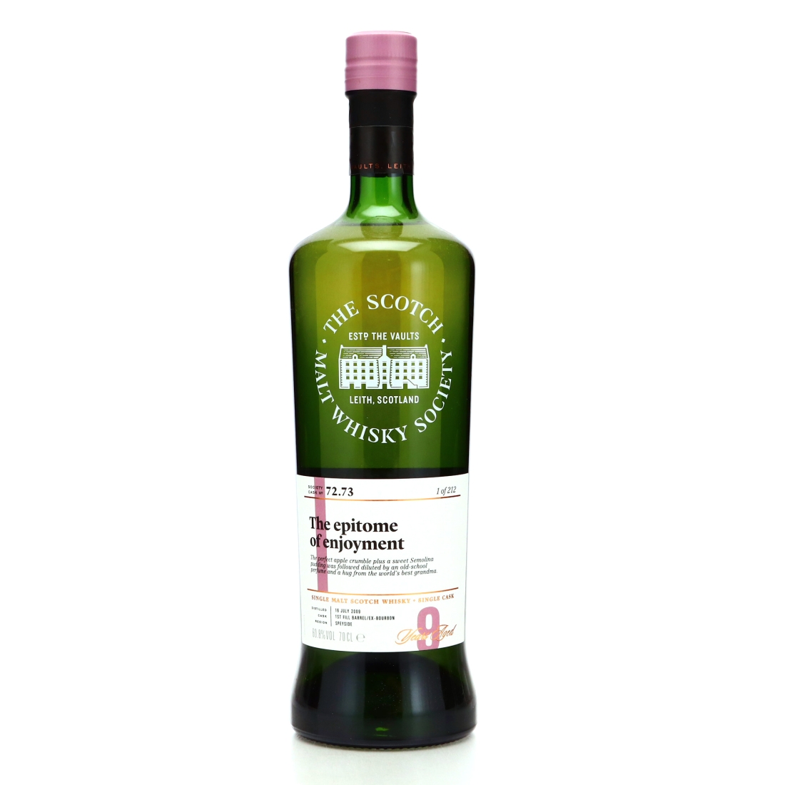 Miltonduff 2009 SMWS 9 Year Old 72.73