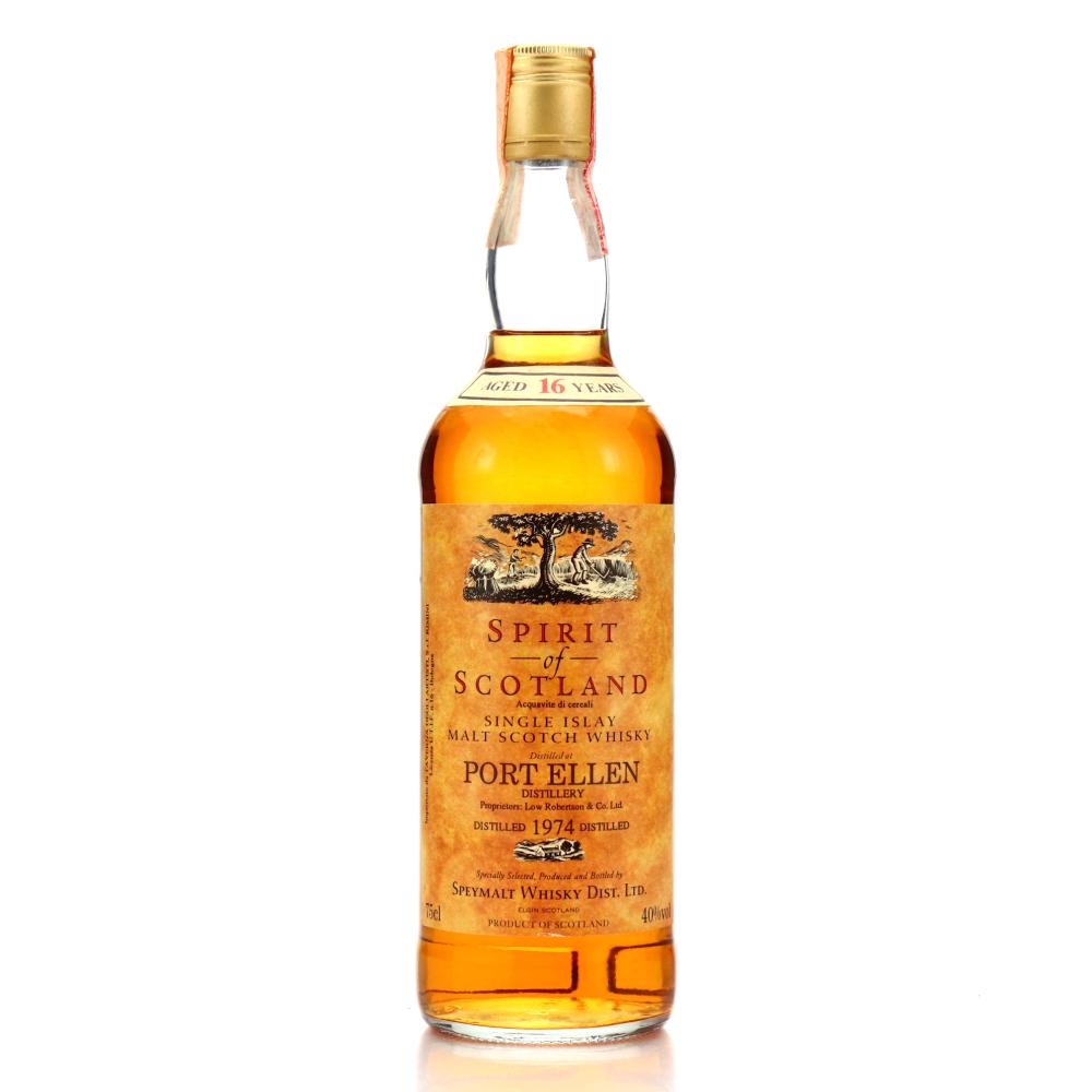 Port Ellen 1974 Gordon and MacPhail 16 Year Old Spirit of Scotland / Taverna degli Artisti Import